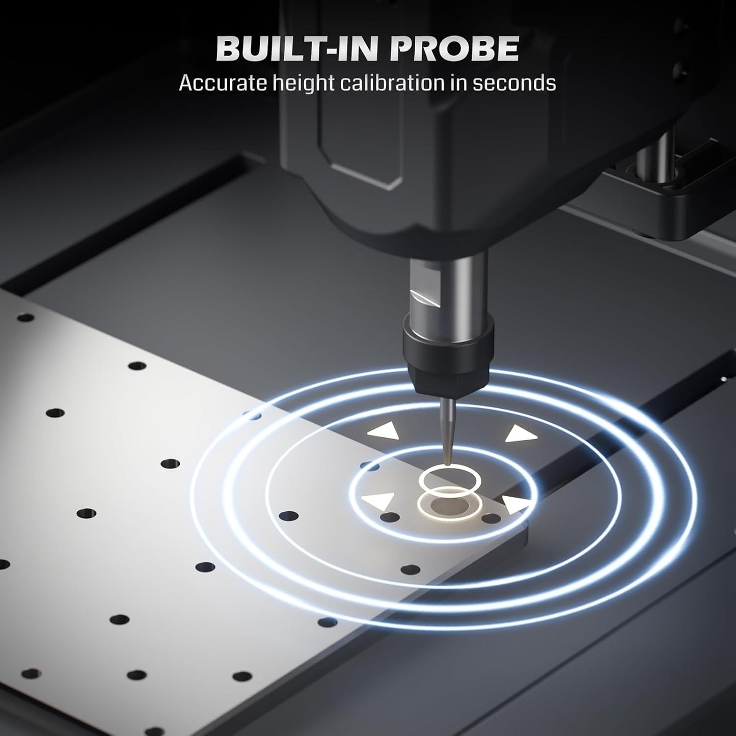 Genmitsu Cubiko CNC-Fräsmaschine, Werkzeugkalibrierung per Tastendruck, intelligente Höhenkartenmessung zum Fräsen von Leiterplatten, geeignet für Weichmetall, Holz, WLAN- und APP-Unterstützung
