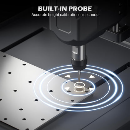 Genmitsu Cubiko CNC-Fräsmaschine, Werkzeugkalibrierung per Tastendruck, intelligente Höhenkartenmessung zum Fräsen von Leiterplatten, geeignet für Weichmetall, Holz, WLAN- und APP-Unterstützung