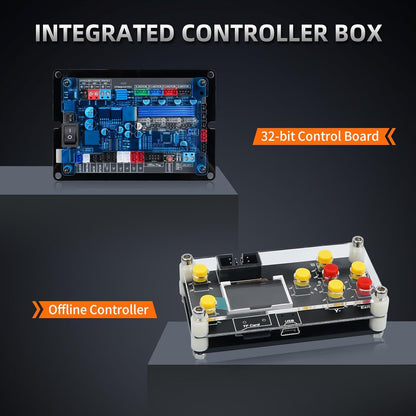 Lunyee 3018 Pro Ultra CNC-Fräsmaschine, 500 W All Metall fräsmaschine, verbesserte 3-Achsen-Graviermaschinen-Endschalter und Not-Aus mit GRBL-Offline-Steuerung für Metall, Holz, Acryl, PCB-MDF